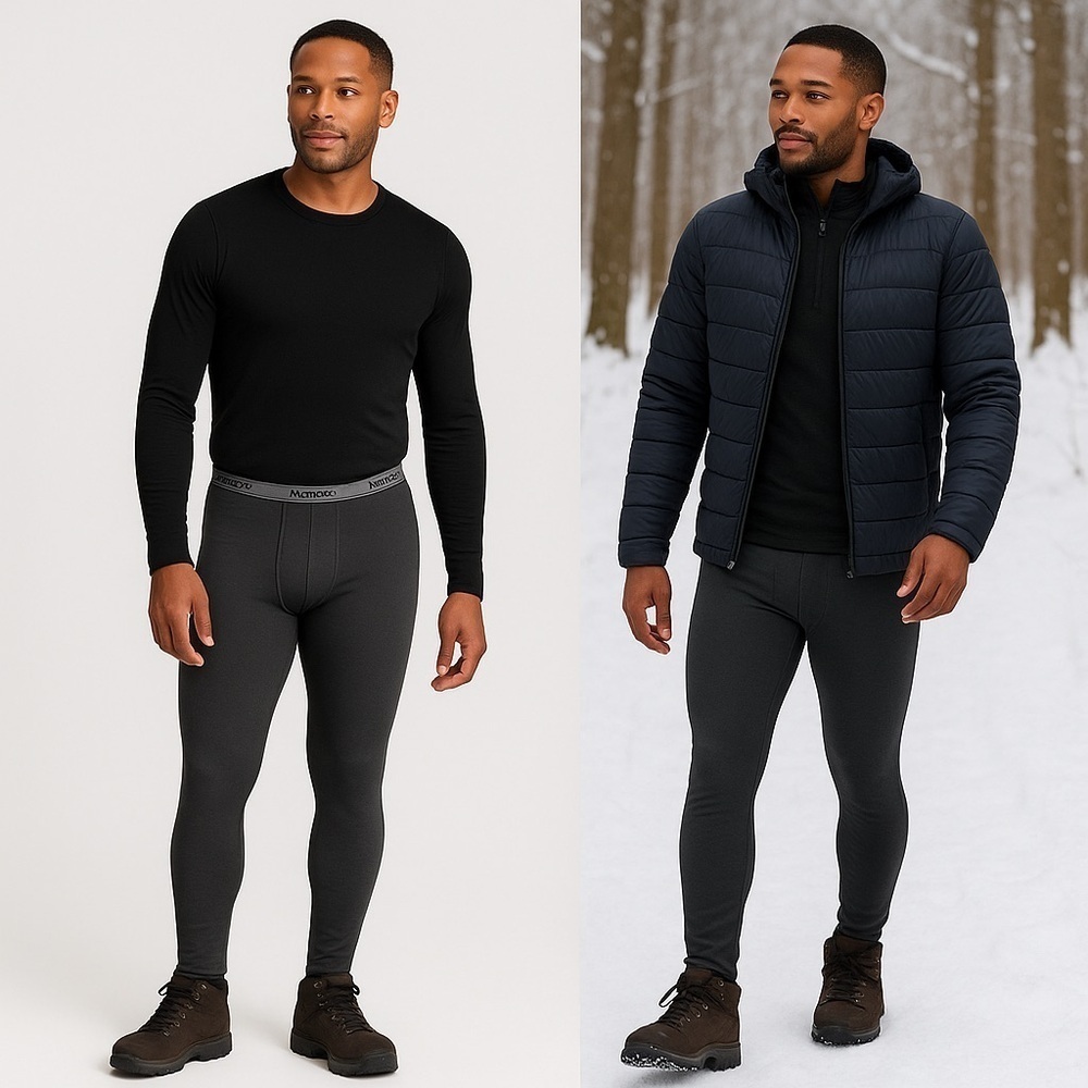 Marmot Men Long 2-Underware Long Johns Cold Weather Snow Winter Outdoor Wear XL